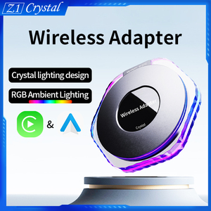 Adaptateur CarPlay sans fil ZI Crystal pour <span class=keywords><strong>IOS</strong></span>/Android, dongle USB CarPlay, boîte AI, convertisseur de boîte CarPlay - Product Image 2