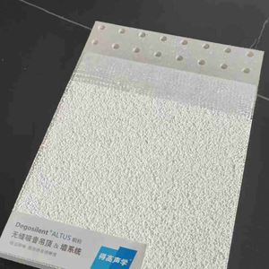 Plaque de plâtre acoustique sans joint 1200x2400x12.5mm Plaque de <span class=keywords><strong>gypse</strong></span> perforée avec plafond monolithique - Product Image 2