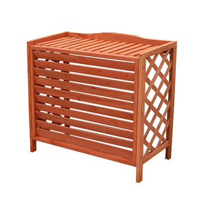 Haute Qualité En <span class=keywords><strong>Bois</strong></span> Stand De Fleurs Décoratif Extérieur Couverture de <span class=keywords><strong>Climatiseur</strong></span> - Product Image 1