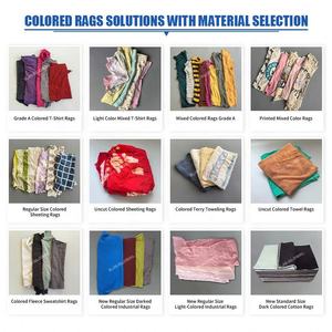 Trapos de Camiseta de Colores Económicos, 100% Algodón Absorbente, para Limpiar Equipos de Taller - Product Image 6