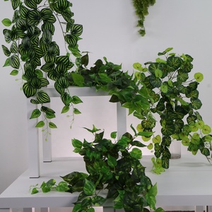 Vigne de pastèque artificielle réaliste suspendue, 85 cm, plante artificielle en plastique pour la décoration de la cuisine, de la maison et du jardin - Product Image 6