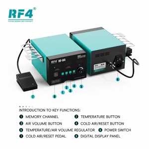 RF-H4 1200W interruttore rapido a pedale per dissaldare aria fredda stazione di rilavorazione per saldatura ad aria calda BGA stazione di rilavorazione - Product Image 2