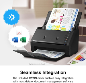 Escáner de documentos de escritorio dúplex a color inalámbrico Workforce II para PC y Mac - Product Image 2