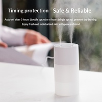 Humidificateur à ultrasons à double buse alimenté par USB, fonctionnement silencieux (moins de 36 dB) pour le bureau et la maison