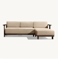 Ensemble de mobilier d'extérieur modulable en aluminium Dune – Canapé de luxe contemporain en métal haut de gamme pour jardin, hôtel et parc