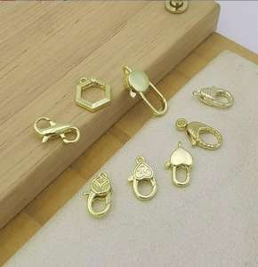 Laiton or bijoux bijoux paramètres résultats et composants en gros trouver mes fermoirs ornement crochet Type bijoux fermoir - Product Image 5