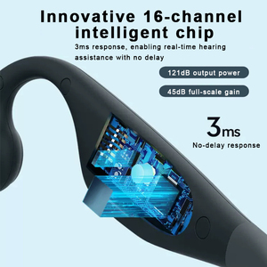 Audífonos Personalizados Bestnews A100 <span class=keywords><strong>para</strong></span> Personas Mayores - Batería Recargable, Tecnología Digital de 16 Canales, Conducción Ósea, Cancelación de Ruido - Product Image 3
