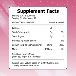 กัมมี่เสริมสะโพกและบั้นท้ายขายดี ผสมมาคา กัวรานา มะละกอ และโซเดียม ช่วยสร้างส่วนโค้งมนตามธรรมชาติ ให้หุ่นอวบอิ่มสวยงาม - Product Image 2