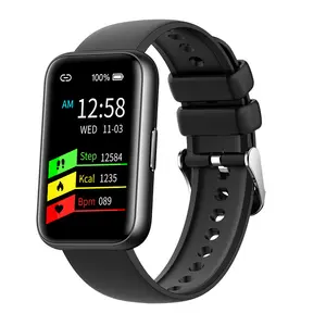 IP68 Waterproof 1.57 Inch TFT Full Screen Temperature Bluetooth Call Sport NFC Smart Bracelet