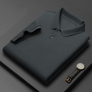 Polo para Hombre, Cuello Clásico, Diseño Liso, Tela Suave, Manga Corta Informal, Prenda Esencial Diaria - Product Image 5