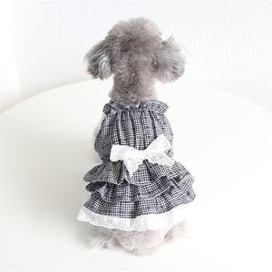 Vestido de algodón para mascotas, <span class=keywords><strong>ropa</strong></span> <span class=keywords><strong>barata</strong></span> de verano para perros pequeños - Product Image 2