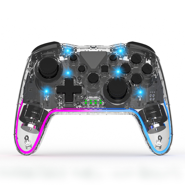 NS015 Wireless Gaming Controller for Switch Pro with 600mAh Battery Capacity Dual Motor Vibration Sensation Used for Gaming