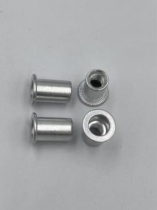 Mở loại nhôm Đầu phẳng có khía chèn đinh tán hạt 3/8 "<span class=keywords><strong>1</strong></span>/<span class=keywords><strong>4</strong></span>" hình trụ đầu phẳng Vòng Trần cơ thể đinh tán hạt M5 M6 - Product Image 3