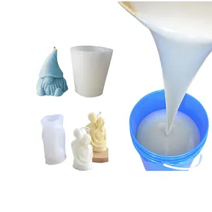 High temperature resistance two compounds rtv2 liquid silicone rubber for candle mold making