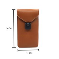 Portefeuille magnétique universel pour téléphone, sac bandoulière en cuir, accessoires de téléphone portable pour hommes, étui de téléphone portable, antichoc, anti-rayures