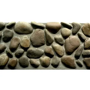 مصنع سهلة التركيب بو الفطر حجر البولي يوريثين الاصطناعي لوحة حجر فو الجدار