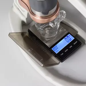 Báscula electrónica de 0,1g para cocina, balanza de bolsillo Digital con temporizador, función de pesaje de alimentos, impermeable, para cafetería