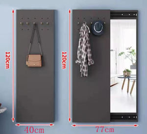 Fábrica China Oculto Push-pull Plegable Colgante <span class=keywords><strong>de</strong></span> pared Espejos <span class=keywords><strong>de</strong></span> <span class=keywords><strong>cuerpo</strong></span> <span class=keywords><strong>entero</strong></span> Bloque <span class=keywords><strong>de</strong></span> ropa <span class=keywords><strong>Espejo</strong></span> <span class=keywords><strong>de</strong></span> ajuste <span class=keywords><strong>de</strong></span> porche - Product Image 4
