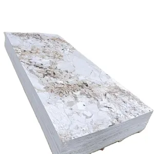 Foglio di carta artificiale per mobili in marmo PVC dipinto e rotolo di pellicola