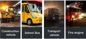 Luce di Segnalazione Solare LED di Alta Qualità per il Traffico, Luce Lampeggiante Ambra Solare per la Sicurezza - Product Image 5