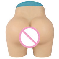 Faux fesses en silicone sexy pour femmes avec un gros fessier, rembourrage pour rehausser les hanches, culotte en silicone pour les fesses