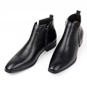 Bottes <span class=keywords><strong>Chelsea</strong></span> pour hommes Bottes tendance à talon et à ceinture Bottes polyvalentes à tête carrée pour hommes - Product Image 2