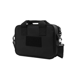 メンズメッセンジャーユニバーサル9mm .22 .357 Sig 38スペシャル .40 S&W .45 ACPデュアルタクティカルケースバッグ、マガジンポケット、キャリーハンドル付き - Product Image 2