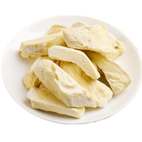 Chips de durian sucrées lyophilisées en vrac GT, prêtes à manger, en sachets