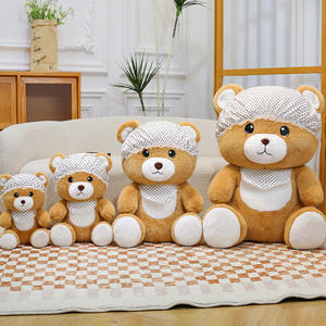 Belo <span class=keywords><strong>Tempo</strong></span> peluche ours en peluche PP coton écharpe conception Super doux confortable lit jeter oreiller enfants compagnon poupée - Product Image 5