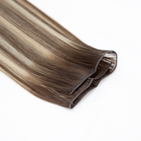 En stock nouvelles tendances trame pouvant être coupée sans retour Extensions de cheveux en trame fine et légère de génie plat invisible trame de génie
