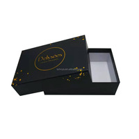 Boîtes rigides cosmétiques écologiques recyclables en carton gris avec pelliculage mat, gaufrage et impression UV par estampage