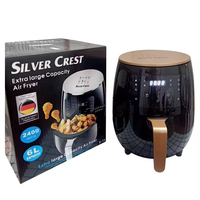 Friteuse à air Airfrayer 5L 1400W, contrôle numérique, alliage d'aluminium, économie d'énergie, usage domestique