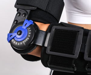 Estabilizador con bisagra para el brazo, soporte de recuperación de lesiones, inmovilizador de codo ajustable de ROM - Product Image 5