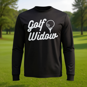 Camiseta de manga larga Golf Widow, linda camiseta para mamá golfista, para adultos, para todas las estaciones, deportes y juegos - Product Image 3
