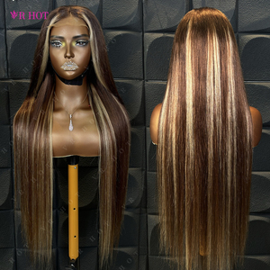 613 tóc vàng HD ren phía trước tóc giả tóc con người nguyên 13X4 nổi bật tóc vàng ren phía trước Tóc Giả 613 trong suốt đầy đủ ren tóc giả tóc con người - Product Image 4