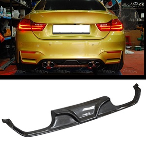 AK Style Carbon Fiber Rear Bumper Fins <b>Car</b> Back Spoiler Wing Lip <b>Diffusers</b> <b>for</b> BMW F80 F82 F83 M3 M4 - Product Image 5