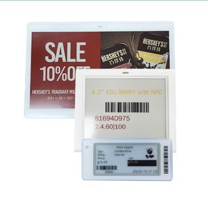 Esl ince 4.2 inç bulut sistemi süpermarket mağaza Eink ekran için dijital fiyat etiketi 4 renkler ekran elektronik raf etiket - Product Image 1