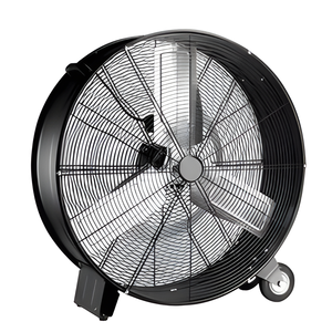 Không Khí Lớn Công Nghiệp 24 "Động Cơ Đồng Thông Gió Điện Tầng Trống <span class=keywords><strong>Fan</strong></span> Di Động Không Khí Di Động Circulator Thùng <span class=keywords><strong>Fan</strong></span> - Product Image 4