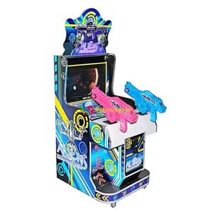 Simulateur de tir vidéo Alien Gun, borne d'arcade à deux joueurs, machine de jeu à monnayeur avec écran 22 pouces, construction en bois et acrylique - Product Image 5