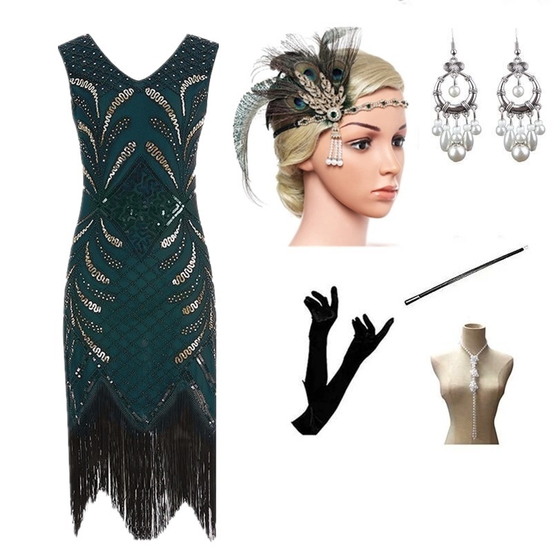 Accessoires vestimentaires verts