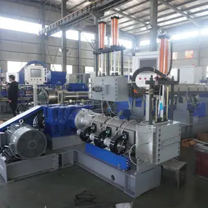 Efficiënte Banbury Kneder Hotmelt Lijm Granule Extrusie Machine Plastic Film Granulerende Machine