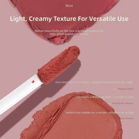 Private Label 3-in-1 Multifunktions-Flüssig-Rouge Lippen- und Wangenfarbe Samt-Matter Lidschatten Creme-Rouge Individuelles Logo Großhandel