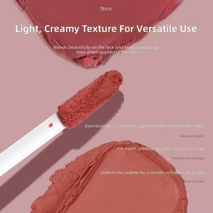 Fard à joues liquide multi-usage 3-en-1, teinte lèvres et joues, fard à paupières crème velours mat, personnalisable avec logo, vente en gros - Product Image 3