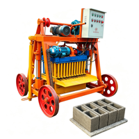 Machine de fabrication de briques Hydraform avancée, machine à poser des blocs de pavage Hydraform avec fonction d'entrelacement pour un pavage stable