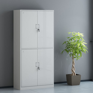 Filing <b>Cabinet</b> HM-6897 <b>Lockable</b> Steel <b>Storage</b> Office <b>Cabinet</b> with Key Lock Double Door Design for Document Archive and - Product Image 1