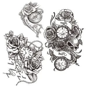 Buy Wholesale clock tattoo For Temporary Tattoos And Expression   Alibabacom