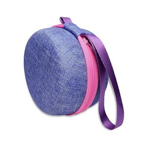 Coque dure ronde facile à transporter violet interactif virtuel Pet Electronics Storage Package Case pour <span class=keywords><strong>Tamagotchi</strong></span> Uni - Case uniquement - Product Image 3