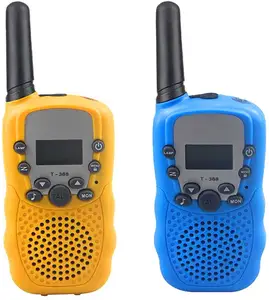 Walkie talkie per bambini, 22 canali Radio giocattolo gamma 3 miglia con torcia a schermo LCD per l'avventura