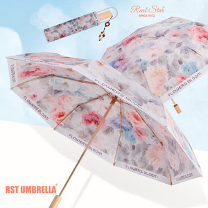 Sombrilla de Doble Capa de Alta Calidad con Protección UV RST, Moderna para Mujer, con Bolso y Caja de Regalo - Product Image 5