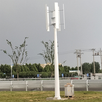 Générateur éolien à axe vertical de type H de 30 kW, petit système d'éolienne avec un diamètre de rotor de 7,5 m et une sortie 220/380 V